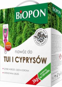 Biopon Nawóz Do Tui I Cyprysów 3kg Biopon 1
