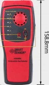 Smart Sensor CZUJNIK GAZU ziemnego LPG DETEKTOR WYKRYWACZ GAZÓW 7