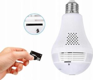 Kamera IP Ukryta Kamera IP WiFi Smart Żarówka Monitoring 360 2