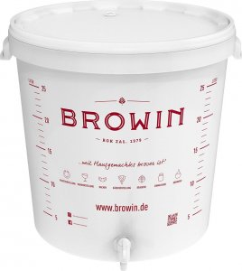 Browin Pojemnik fermentacyjny 30L z pokrywą i kranem DE 1