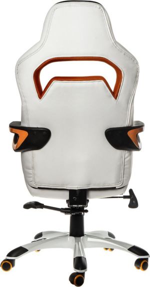 Fotel Nitro Concepts E220 Evo Gaming Biało-pomarańczowy (NC-E220E-WO) 4