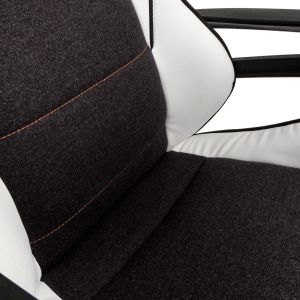 Fotel Nitro Concepts E220 Evo Gaming Biało-pomarańczowy (NC-E220E-WO) 6