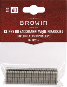 Browin Klipsy do zaciskarki wędliniarskiej - 60 szt. 1