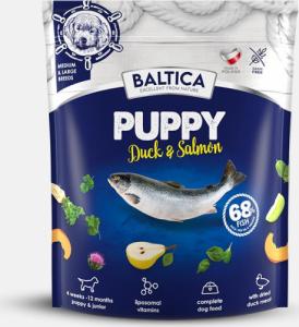 Baltica Karma dla szczeniaka Duck & Salmon 1kg Duże i Średnie rasy 1