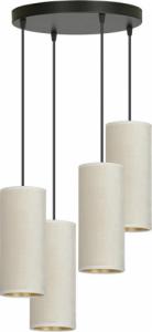 Lampa wisząca Selsey SELSEY Lampa wisząca Bonett x4 asymetryczna średnica 35 cm biała 1