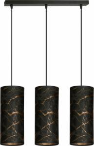 Lampa wisząca Selsey SELSEY Lampa wisząca Karrla x3 50 cm czarny marmur 1