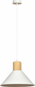 Lampa wisząca Selsey SELSEY Lampa wisząca Rawn stożek średnica 25 cm biała 1