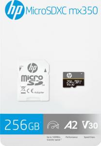 Karta HP mx350 MicroSDXC 256 GB UHS-I/U3 A2 V30 (HFUD256-MX350) 4