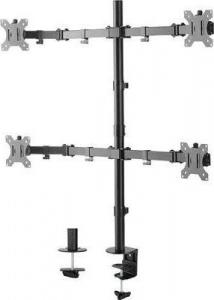 Neomounts Uchwyt biurkowy na 4 monitory 13'' - 27'' FPMA-D550D4BLACK 2