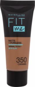 Maybelline  Maybelline Fit Me! Matte Poreless Podkład 30ml 350 Caramel 1