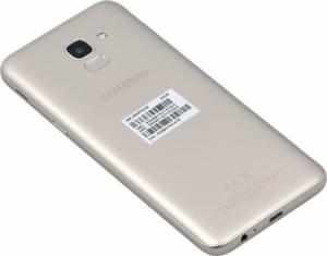 Smartfon Samsung Samsung Galaxy J6 SM-J600FN 2018 3GB 32GB 720x1480 Gold Powystawowy S/N: R58M378ZC8K 7