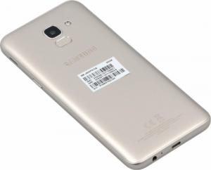 Smartfon Samsung Samsung Galaxy J6 SM-J600FN 2018 3GB 32GB 720x1480 Gold Powystawowy S/N: R58M37KCXTE 6