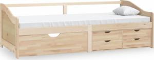 vidaXL 3-osobowa sofa/łóżko z szufladami, drewno sosnowe, 90 x 200 cm 2