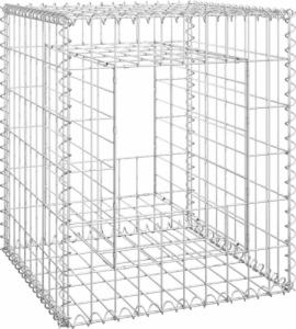 vidaXL Słupek gabionowy, 50x50x60 cm, żelazo 2