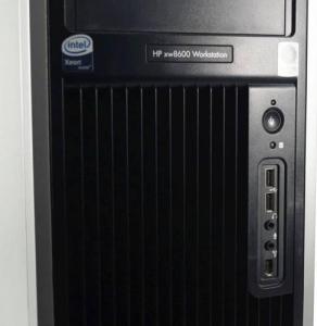 Komputer HP HP WorkStation XW8600 X5450 4x3.0GHz 8GB 500GB + 240GB SSD NVS DVD Windows 10 Professional PL 2