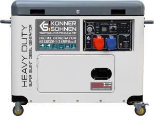 Agregat Könner & Söhnen 9300DE-1/3 ATSR Super S 7500 W 1-fazowy 2