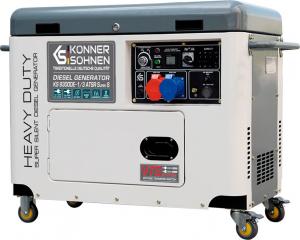 Agregat Könner & Söhnen 9300DE-1/3 ATSR Super S 7500 W 1-fazowy 3