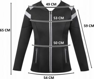 Fit4Med Koszulka Bluza Neoprenowa Długi Rękaw Treningowa 16