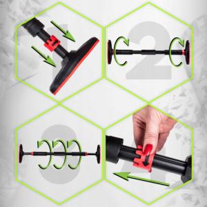 Fit4Med Drążek Do Podciągania+Skakanka Z Łożyskami 3