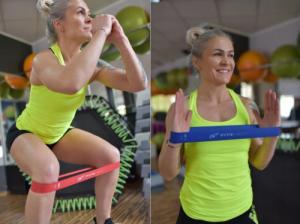 Fit4Med Koło Roller Do Ćwiczeń Brzucha+Ściskacz Dłoni+Gumy 12