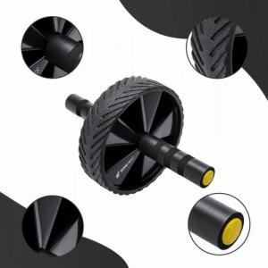 Fit4Med Koło Roller Do Ćwiczeń Brzucha+Ściskacz Dłoni+Gumy 2