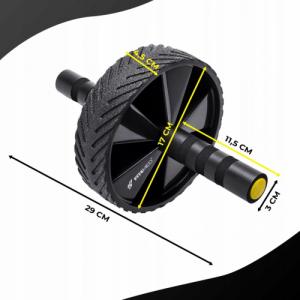 Fit4Med Koło Roller Do Ćwiczeń Brzucha+Skakanka Regulowana 6