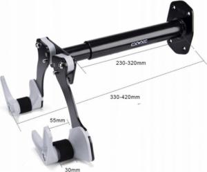 Fit4Med Wieszak Na Rower Na Ścianę Hak Regulowany Rowerowy 9