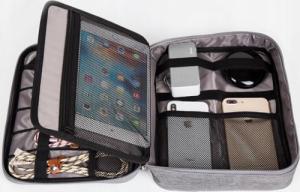 Wobell Torba pokrowiec Futerał Organizer Ładowarek Przewodów Podróżny Etu na kable i ładowarki 2