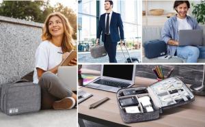 Wobell Organizer Torba Etui Na Kable ładowarki Podróżny Pokrowiec 8