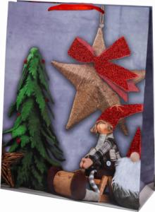 Wobell Duża Torebka Torba Świąteczna Prezenty 40X32 100Sz 4