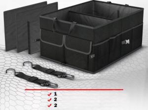 Wobell Organizer Do Bagażnika Samochodu+Kosz Smieci+Haki 5