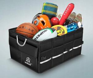 Wobell Organizer Do Bagażnika Samochodu+Kosz Smieci+Haki 6