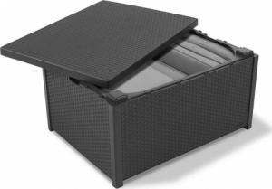 Allibert Allibert Stolik Africa ze schowkiem, grafitowy, 221044 3