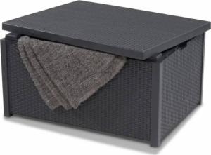 Allibert Allibert Stolik Africa ze schowkiem, grafitowy, 221044 4