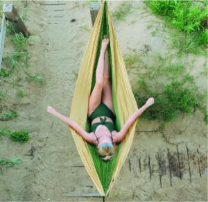 Namiot turystyczny Jack Mors Zestaw Biwakowy Namiot Materac Hamak Lampa Khaki 9