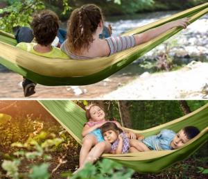 Namiot turystyczny Jack Mors Zestaw Biwakowy Namiot Materac Hamak Lampa Khaki 10