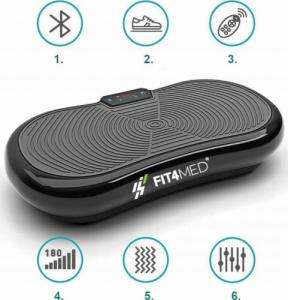 Fit4Med Platforma Wibracyjna Wibrująca Masażer Treningowa Bluetooth Fit4Med 4