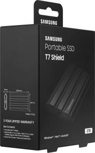 Dysk zewnętrzny SSD Samsung T7 Shield 2TB Czarny (MU-PE2T0S/EU) 10