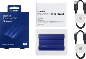 Dysk zewnętrzny SSD Samsung T7 Shield 2TB Niebieski (MU-PE2T0R/EU) 12