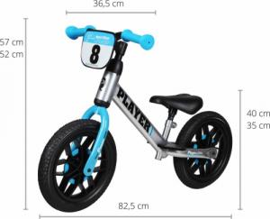 Rowerek biegowy Qplay Player Niebieski 6