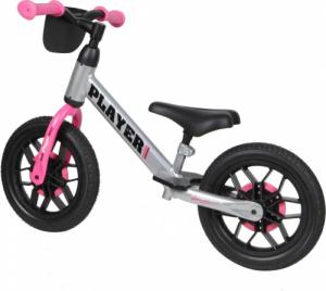 Rowerek biegowy Qplay Player Różowy 5