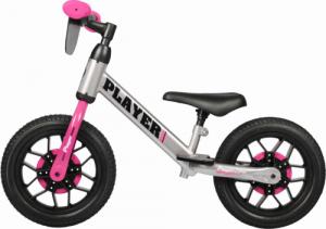 Rowerek biegowy Qplay Player Różowy 6