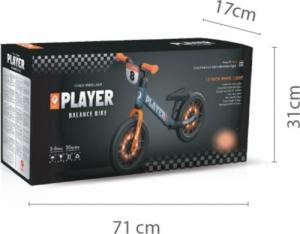 Rowerek biegowy Qplay Player Pomarańczowy 2