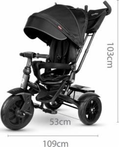 Qplay Rowerek Trójkołowy Premium Czarny 3