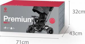 Qplay Rowerek Trójkołowy Premium Czarny 8