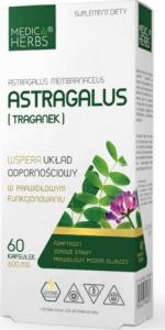 Medica Herbs Medica Herbs Astragalus (Traganek) 600 mg - 60 kapsułek 1