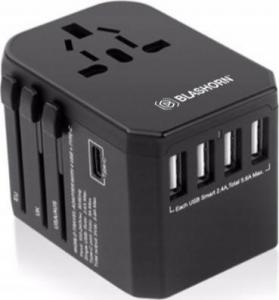 Blashorn Zestaw Zasilacz 4Usb Usb-C + Kable Micro Usb_Usb C 7