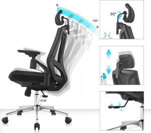 Krzesło biurowe Spacetronik GERD Czarne 3