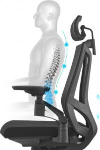 Krzesło biurowe Spacetronik GERD Czarne 5