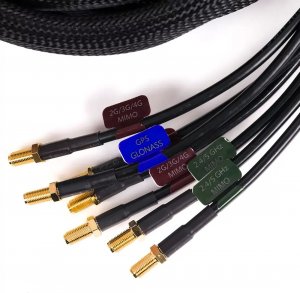 Antena Poynting Kabel GSM Poynting 7w1 CAB-119 5xSMA 2xRP SMA 3m 5